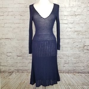 Anthropologie Sparrow Open Knit Sweater Dress